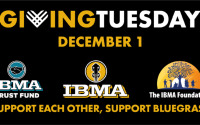 IBMA Foundation participates in “Support Each Other. Support Bluegrass” campaign; “Play a Part” online concert series to air Dec. 1, 8 and 15