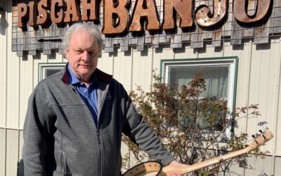 Brian Murphy wins Pisgah Banjo Raffle