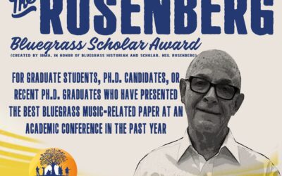 June 30 deadline to apply for Rosenberg Bluegrass Scholar Award