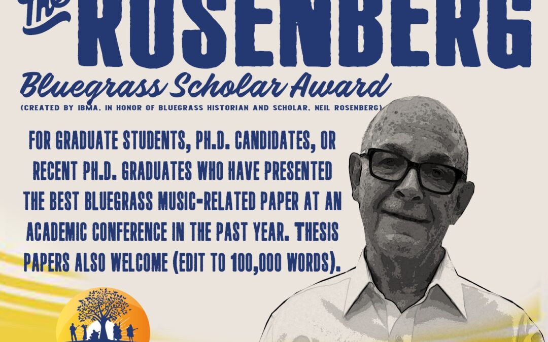 Final Call: June 30 Deadline for the Rosenberg Bluegrass Scholar Award