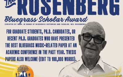 Final Call: June 30 Deadline for the Rosenberg Bluegrass Scholar Award